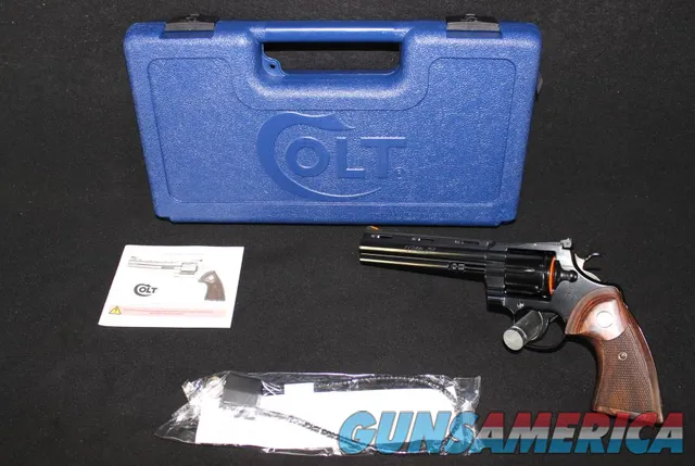 Colt Python 357mag 6” Blued/Wood NEW Revolver BP6WTS