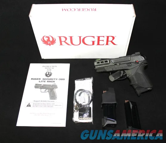 Ruger Security 380 ACP Matte Black 3.4” ...