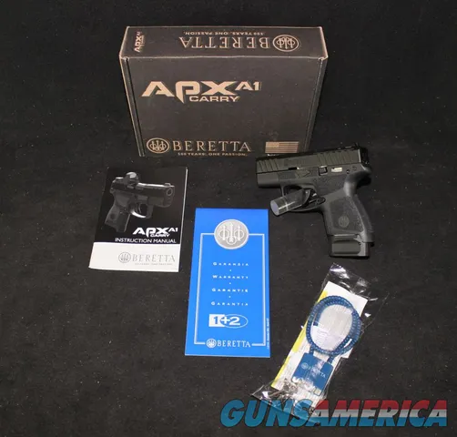 Beretta APX-A1 Carry 9mm 3� Black NEW JA...