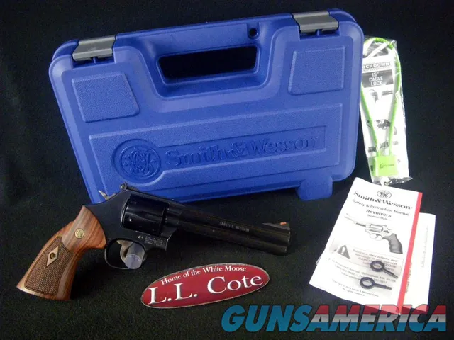 Smith & Wesson 586 Blued/Wood 357mag 6" ...