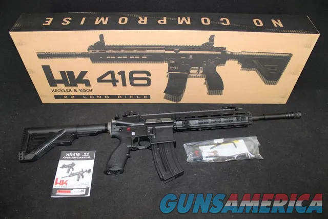 H&K Heckler & Koch HK416 22 LR 16.1" Mat...