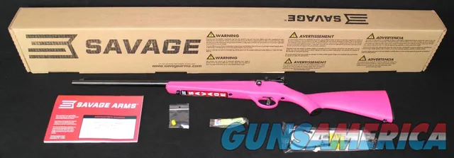Savage Rascal 22lr Left Hand Pink 16.13”...