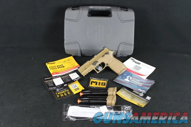 Sig Sauer M18 9mm 3.9" Coyote Manua...