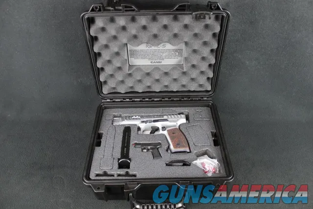 Canik SFX Rival-S 9mm Steel Frame 5" Chrome/Rosewood 18+1 NEW HG7010CR-N