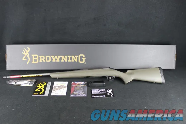 Browning A-Bolt III 308 Win 22" Threaded OD Green/Tungsten NEW 035842218