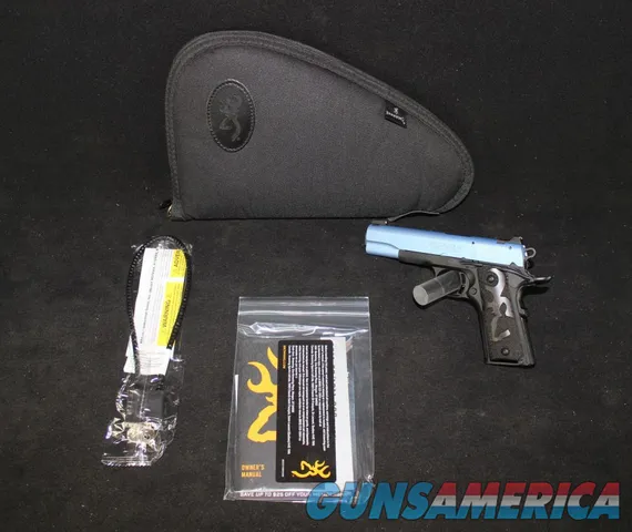 Browning 1911-22 Black Label Polar Blue 22lr 4.25” NEW 051897490