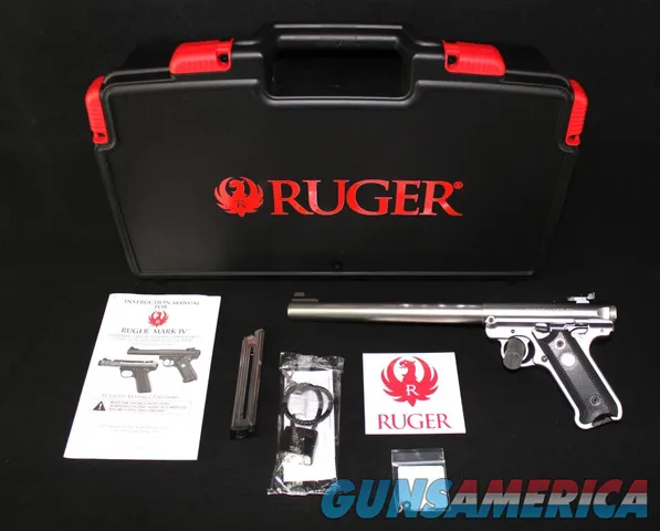Ruger Mark IV Target Stainless 22lr 10” ...
