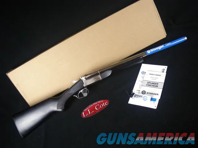 Stoeger Coach Gun Nickel 12ga 20" NEW 3"...