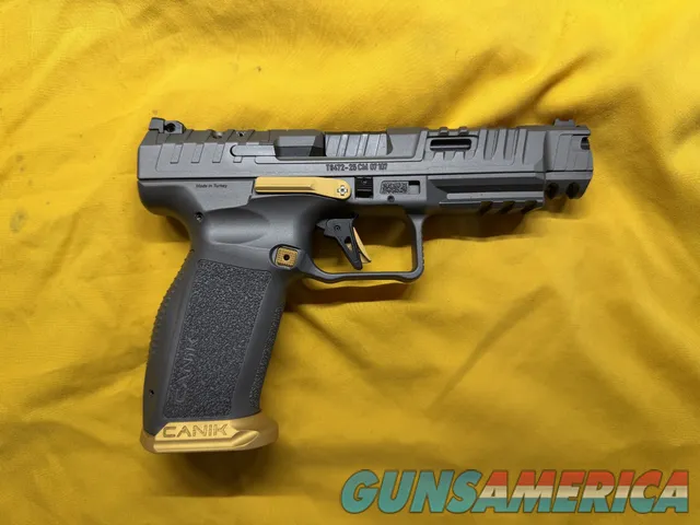 Canik TP9 SFx Rival 9mm Gray/Gold Competition Pistol