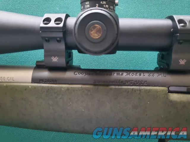Cooper Model 22ML 50cal w/Leupold VX-5HD...
