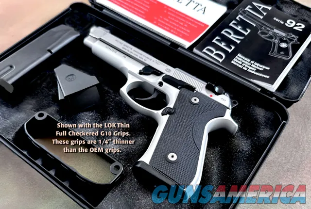 Beretta 92FS  INOX 4.9” 9mm Pistol, JS92...