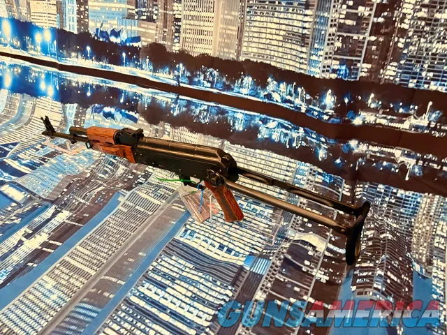 PSA AK-47 GF3 Forged Under Folding Rifle 7.62x39, 16in, Nutmeg Wood - New Old Stock