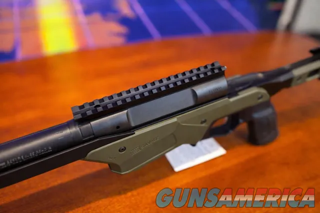 Savage Axis II .223 Rem, 22in threaded barrel, 10+1, OD Green MDT chassis - New Old Stock