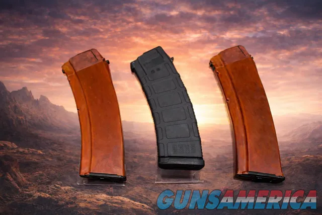 Two East German AK-74 Bakelite 30rd maga...