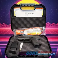 Glock 43 Subcompact 9mm, 3.39in barrel, 6+1, fixed sights, two mags - New Old Stock