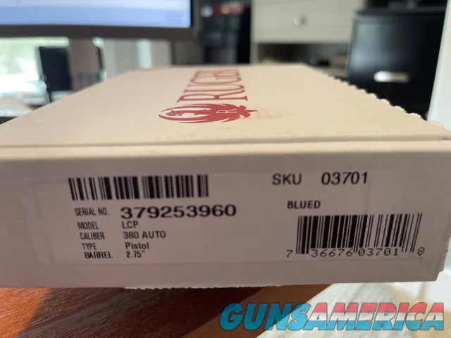 Ruger LCP .380 Auto Blued 2.75" Pocket P...