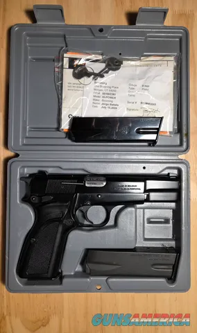Browning Hi-Power 9mm Mk III Black Pistol