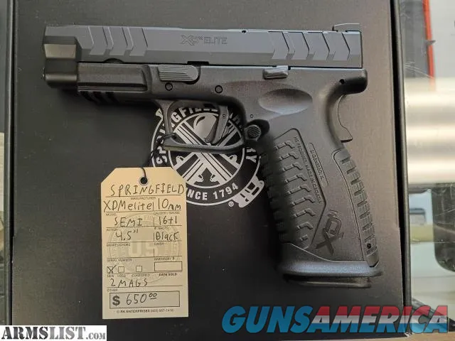 Springfield XD-M Elite 10mm 4.5" Bl...