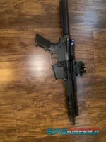 Bushmaster AR-15 Pistol 5.56 with Brace, Red Dot & Light