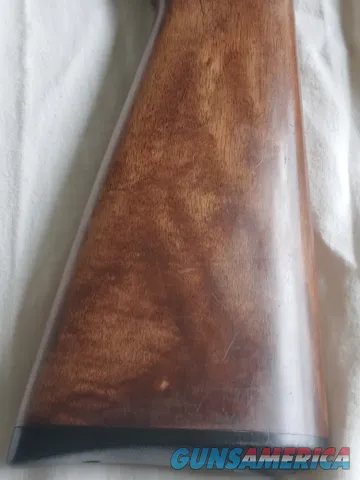 Beretta over/under shotgun with blued barrels