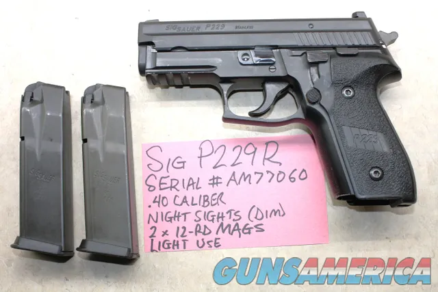 Sig P229R Compact .40 Caliber Pistol, 2 ...