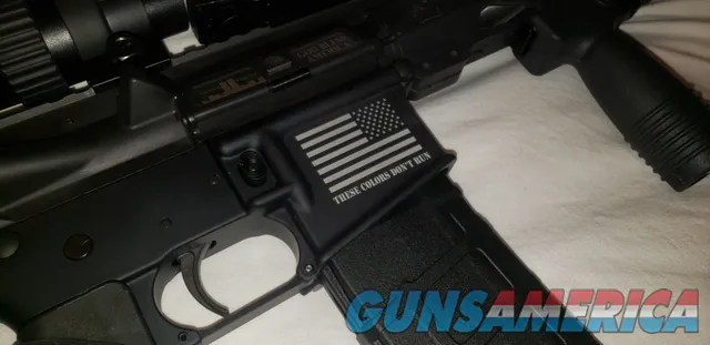 Custom built 5.56 AR-15 Anderson Lower SS 223 wylde upper, 9/11 Tribute Engraved