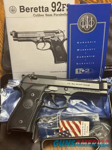 Beretta 92FS M9 Commercial 9mm with box