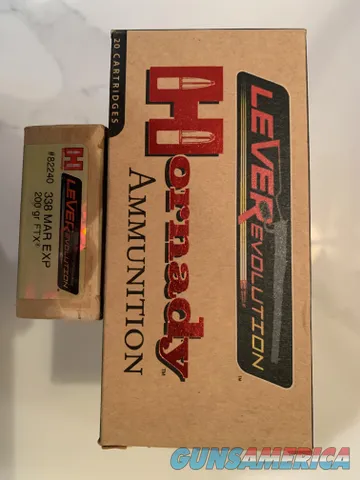 Hornady LEVERevolution .338 Marlin Expre...