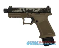 Custom-Made Glock 19 Gen 3 Clone Patriotic Themed Engraved Slide & Extended Mag