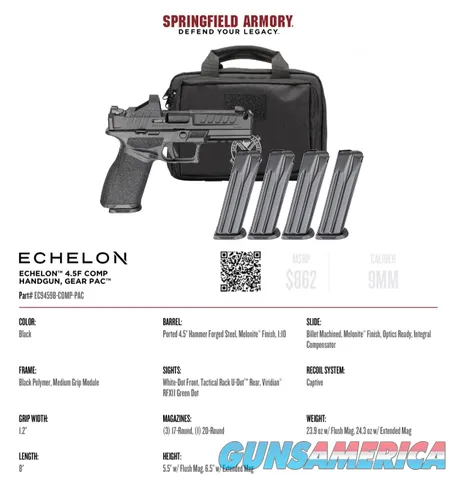 Springfield Echelon 4.5F Comp Gear Up Pa...